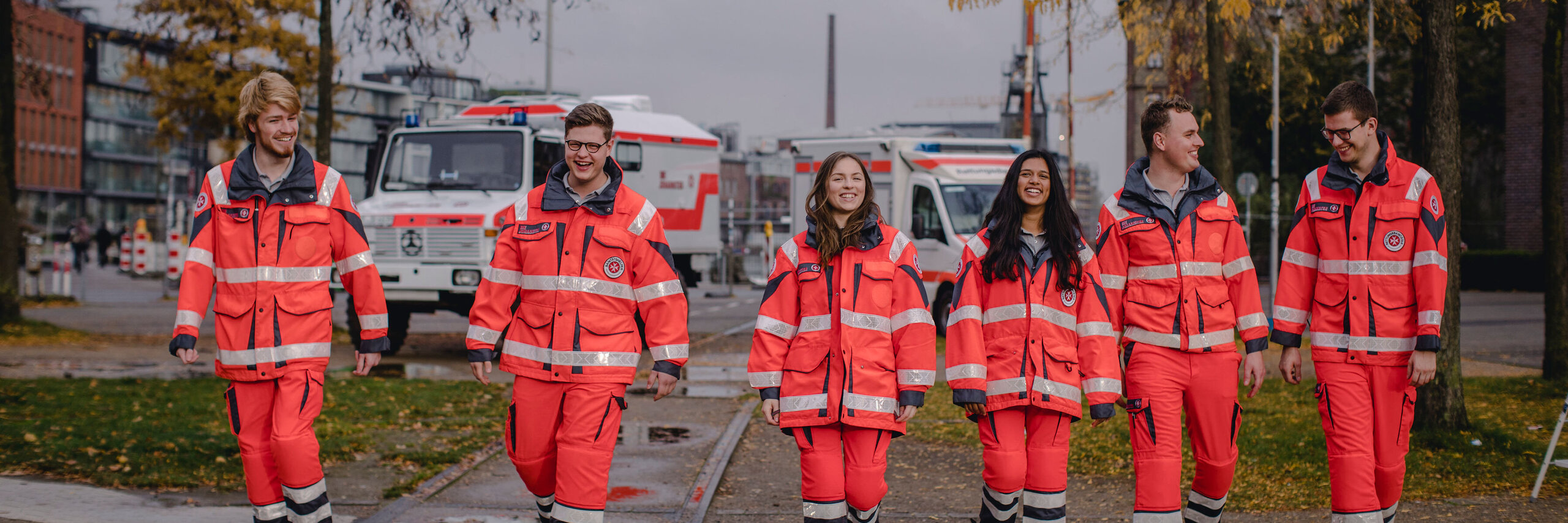 Johanniter-Mitarbeitende im Einsatz